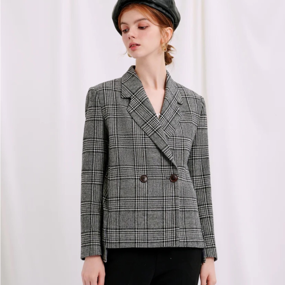Petite Studio Jane Blazer -  Grey, Size XS